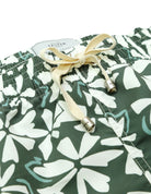 Traje de baño flor pequeña Verde