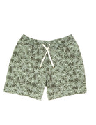 Traje de baño palmeras delavé Verde