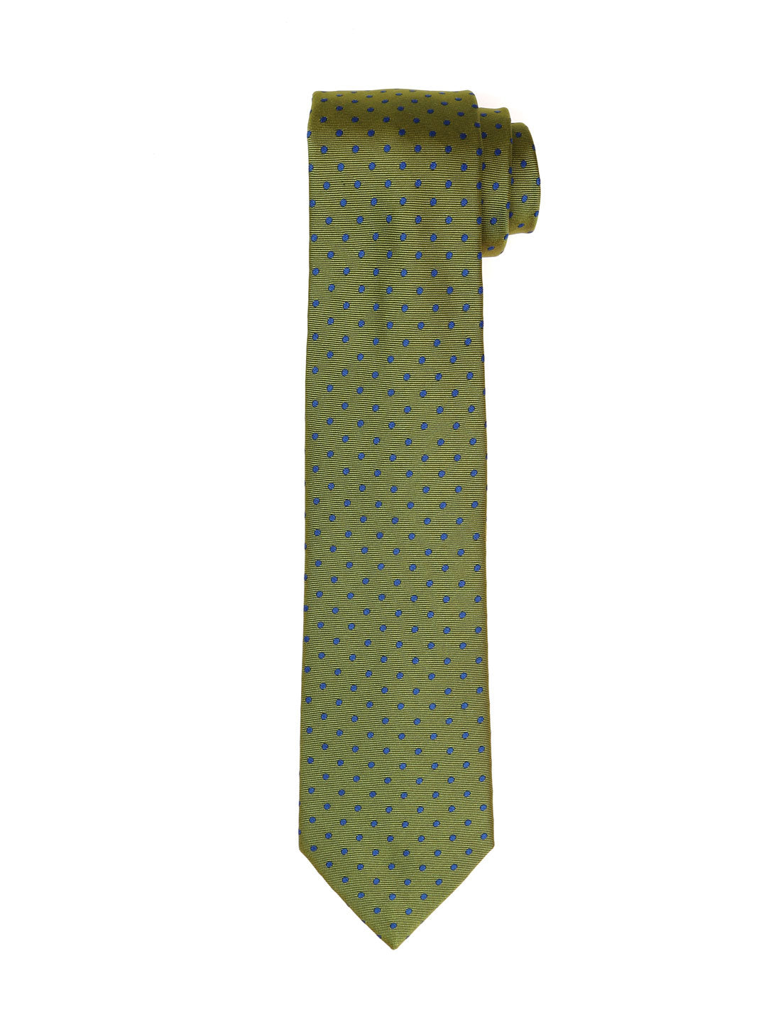 Corbata lunares Verde/azul
