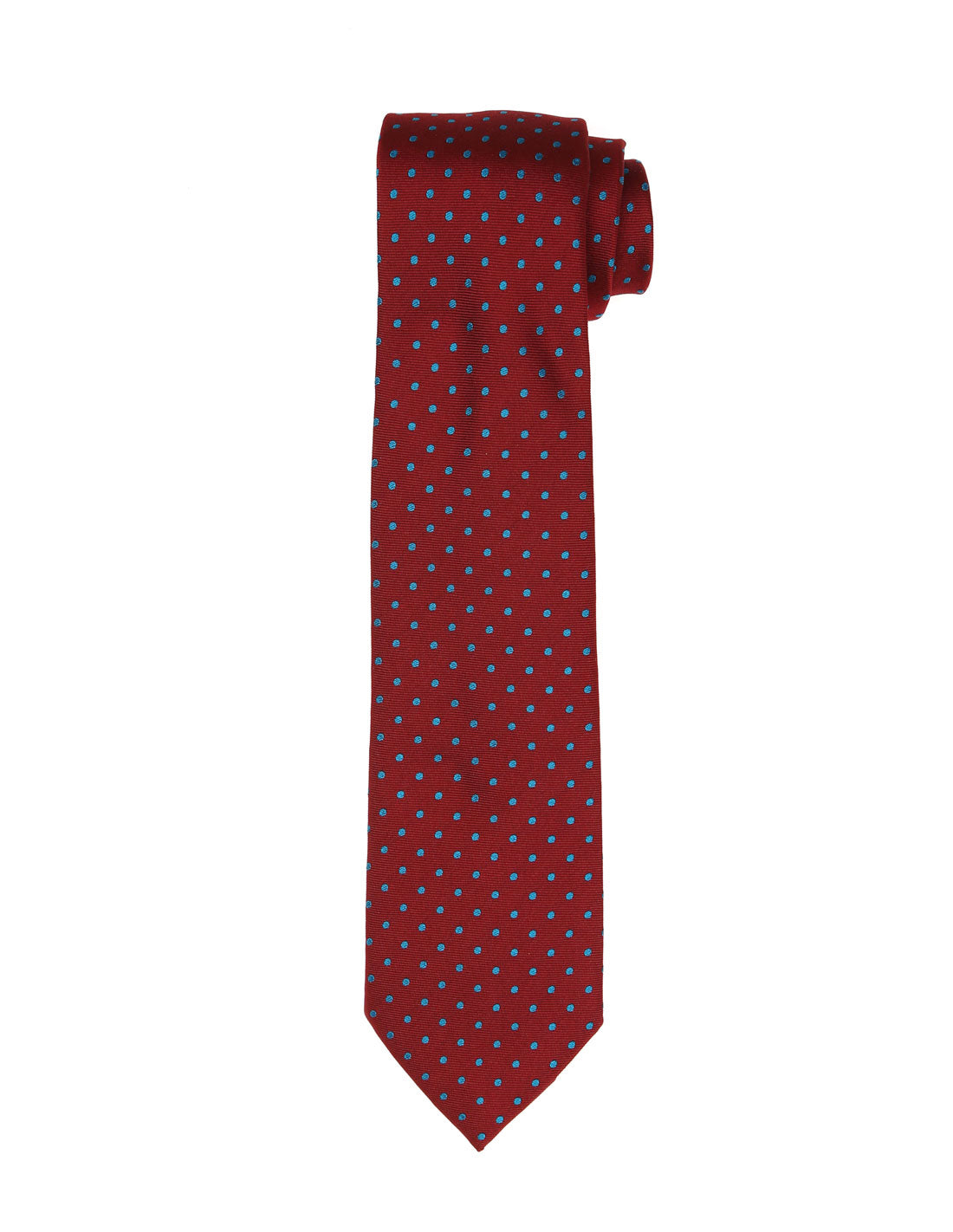 Corbata lunares Rojo/azul