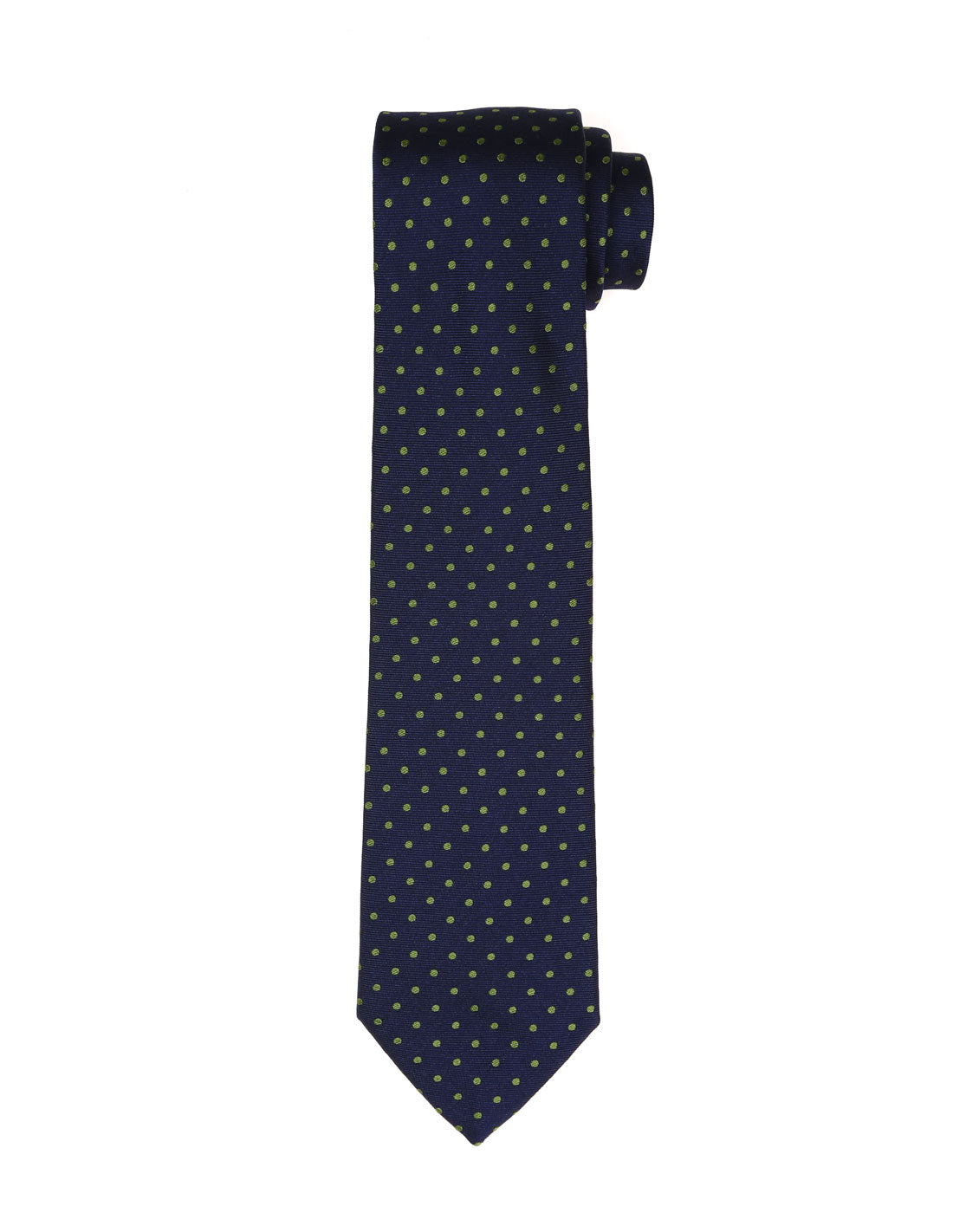 Corbata lunares Azul/verde