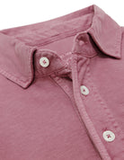 Polo jersey manga larga Berenjena