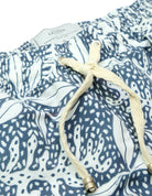 Traje de baño hoja ramas Azul