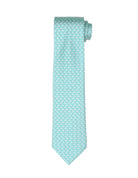 Corbata jirafas Verde/gris