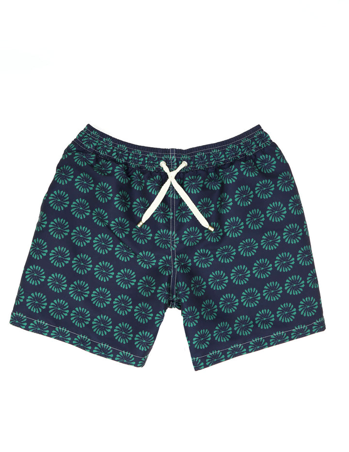 Traje de baño circular Azul/verde