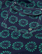 Traje de baño circular Azul/verde
