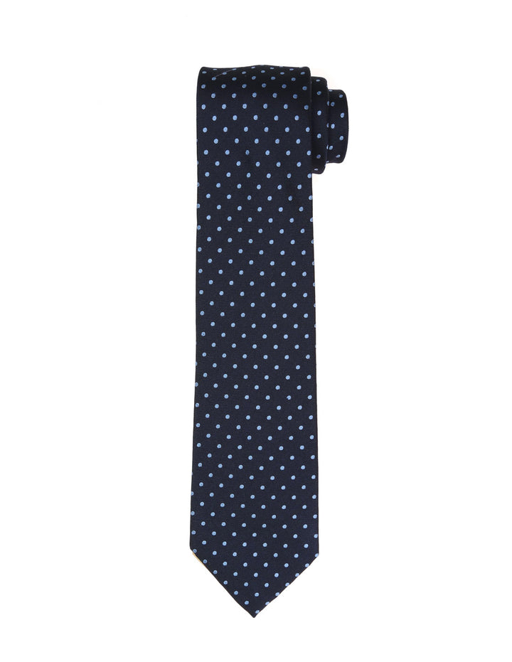 Corbata lunares Azul/azul