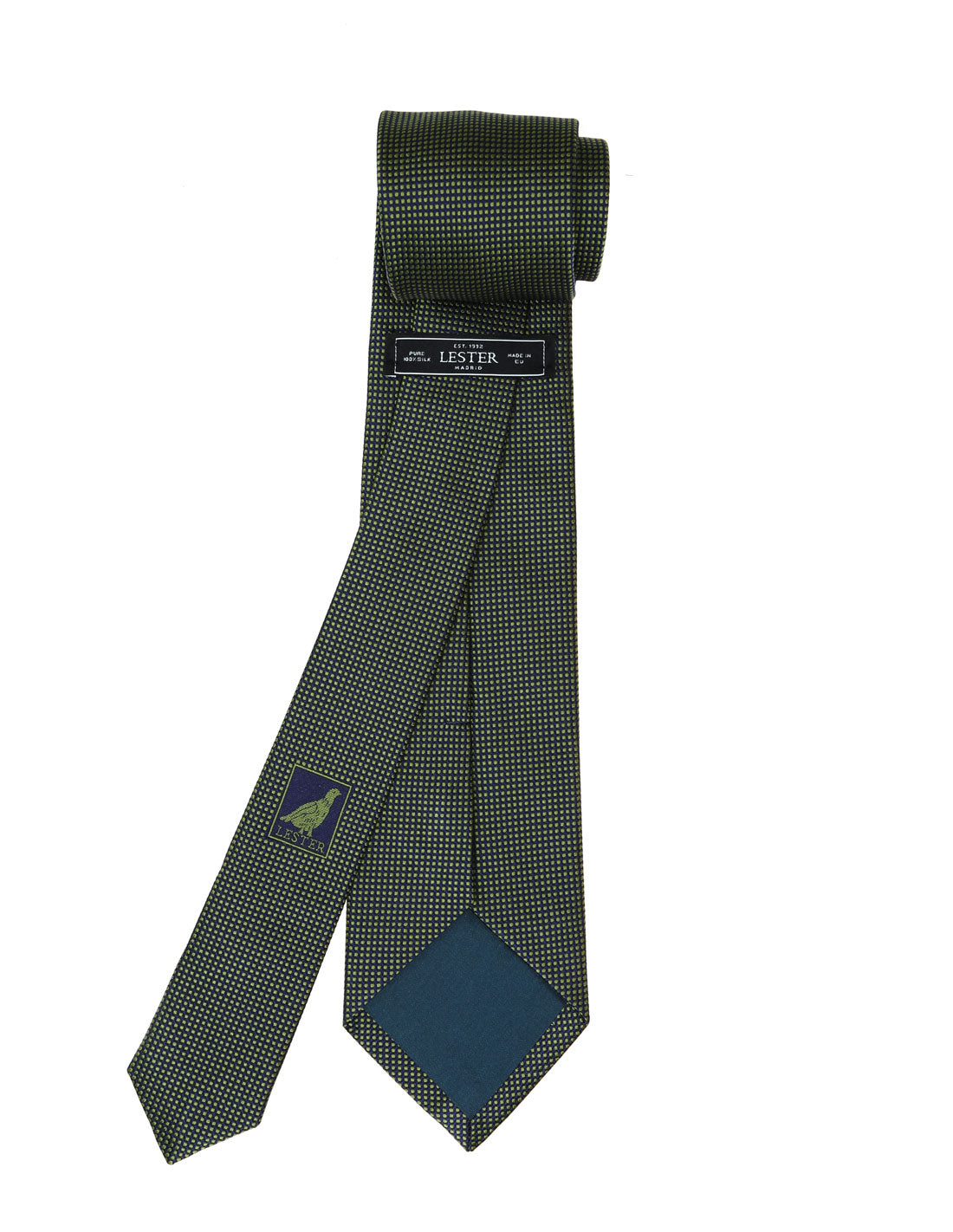 Corbata micropois Azul/verde
