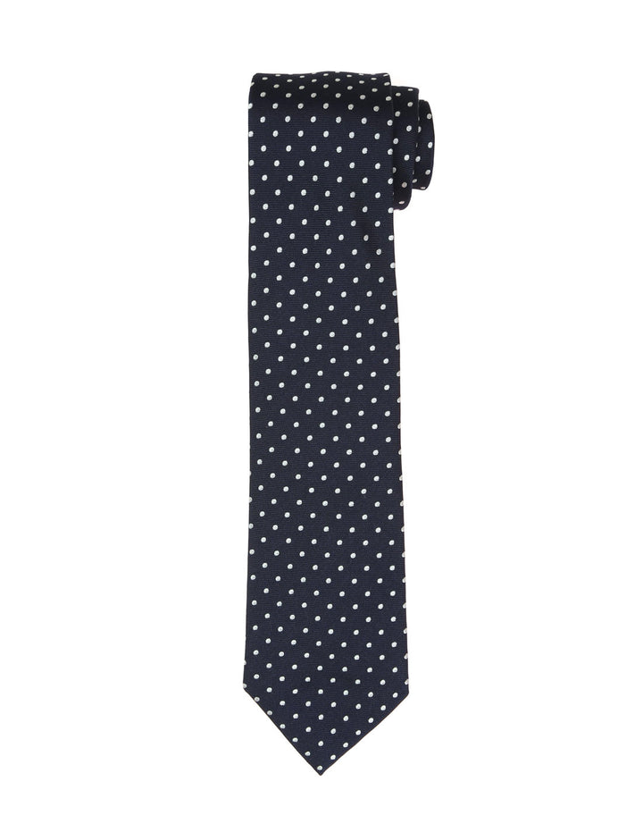 Corbata lunares Azul/blanco