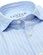 Camisa sport popelin multiraya Azul