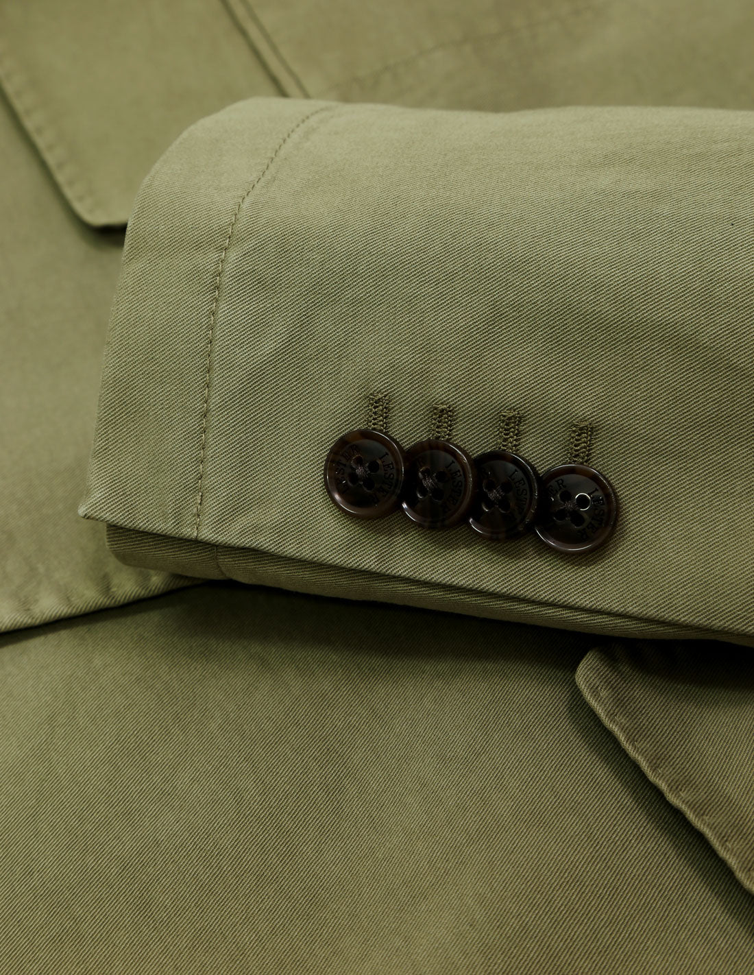 Chaqueta gabardina lavada Verde