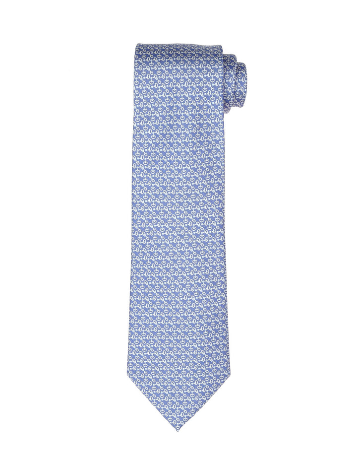Corbata cadena calabrote Azul/blanco