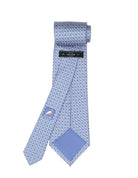 Corbata cadena calabrote Azul/blanco