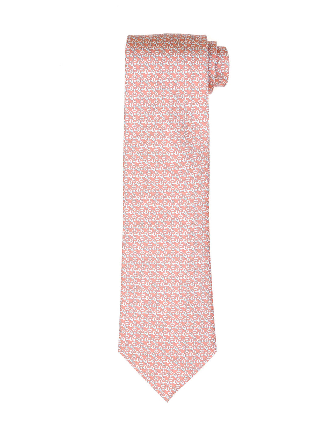 Corbata cadena calabrote Rosa/blanco