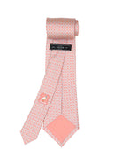 Corbata cadena calabrote Rosa/blanco