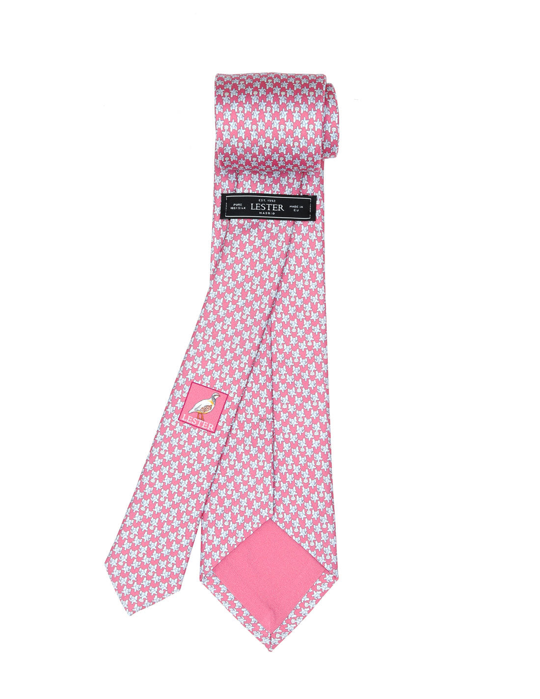 Corbata elefante podio Rosa/azul