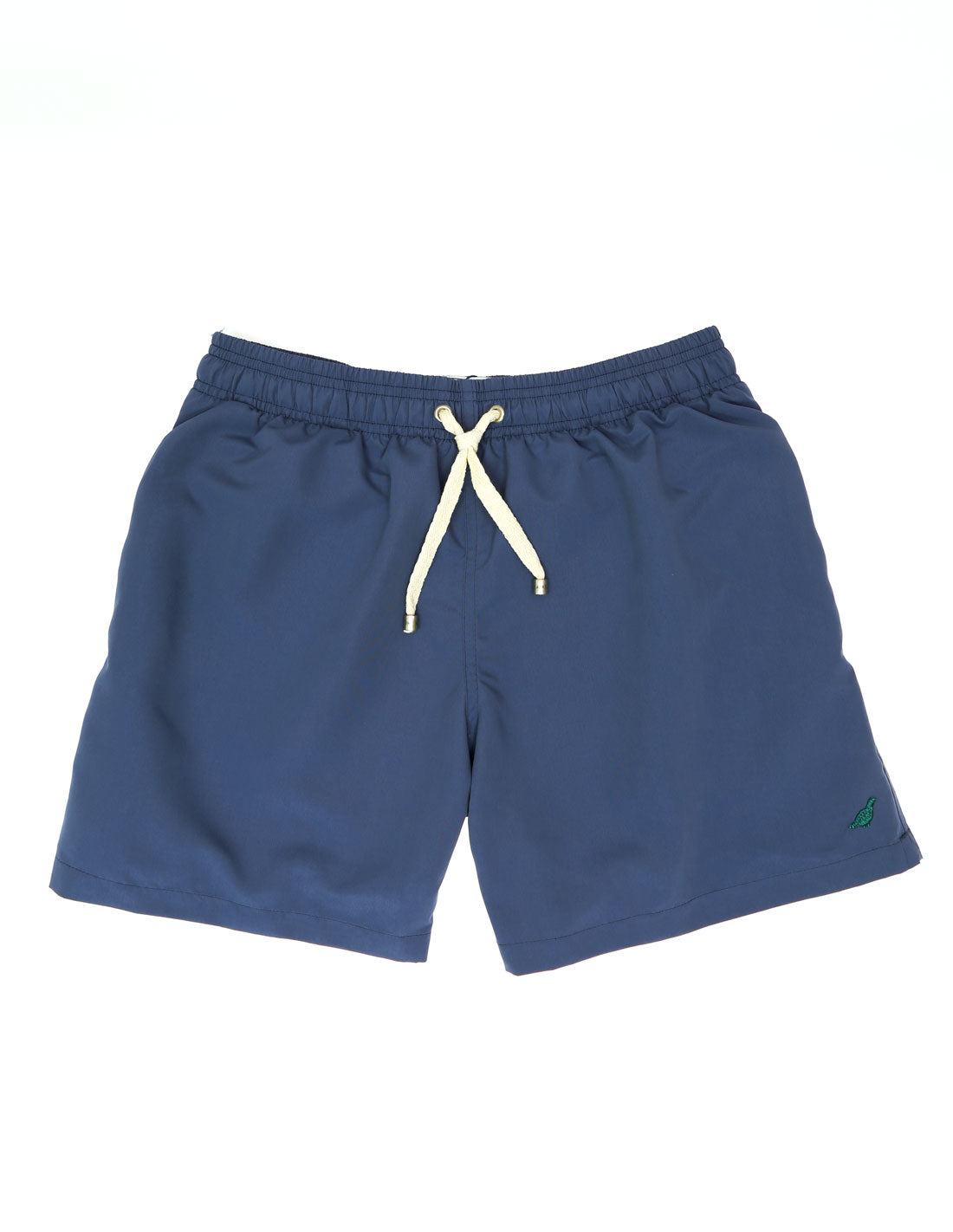 Traje de baño liso Azul