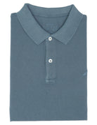 Polo manga corta lavado perdiz Azul