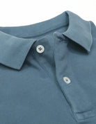 Polo manga corta lavado perdiz Azul