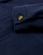 Chaqueta sarga lavada Azul