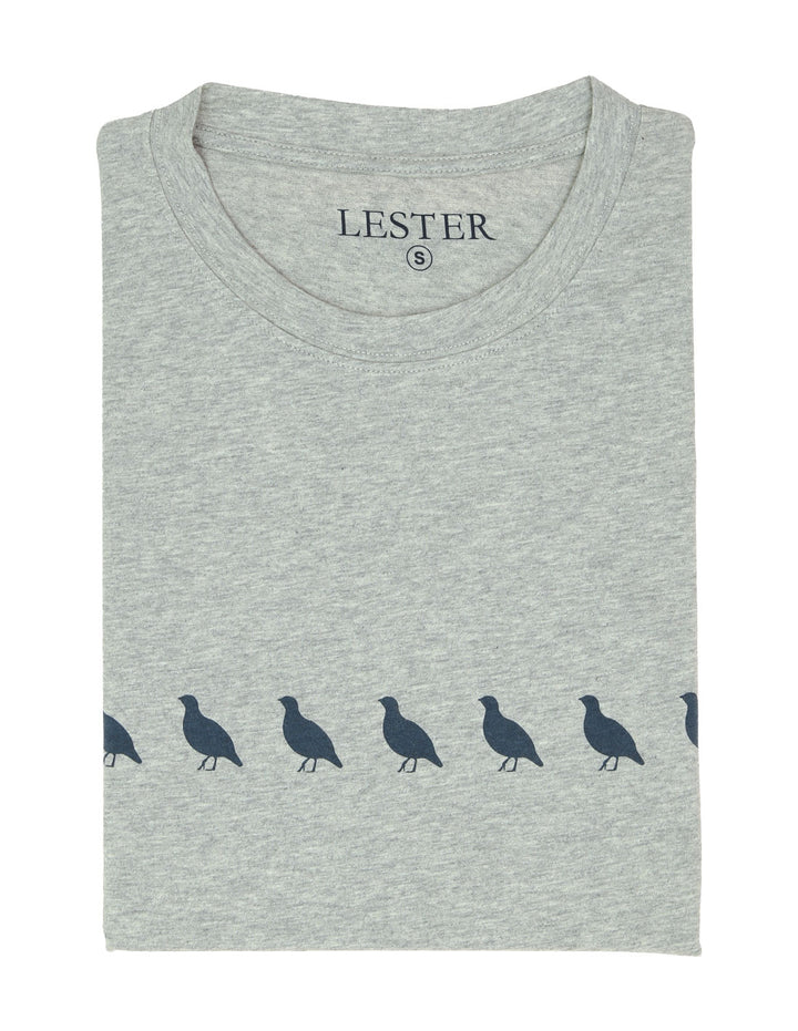Camiseta lavada perdices Gris