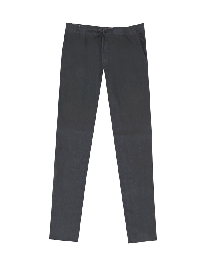 Pantalón lino cuerda Azul oscuro