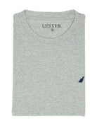 Camiseta lavada perdiz bordada Gris