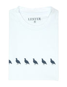 Camiseta lavada perdices Blanco