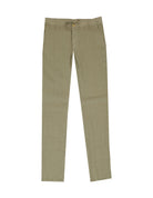 Pantalón lino cuerda Verde