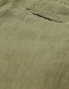Pantalón lino cuerda Verde
