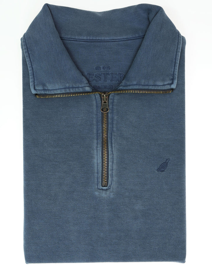 Sweater doble face Azul oscuro