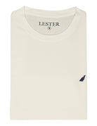 Camiseta lavada perdiz bordada Blanco