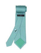 Corbata nudo cuadro Verde/azul