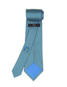 Corbata nudo cuadro Azul/verde