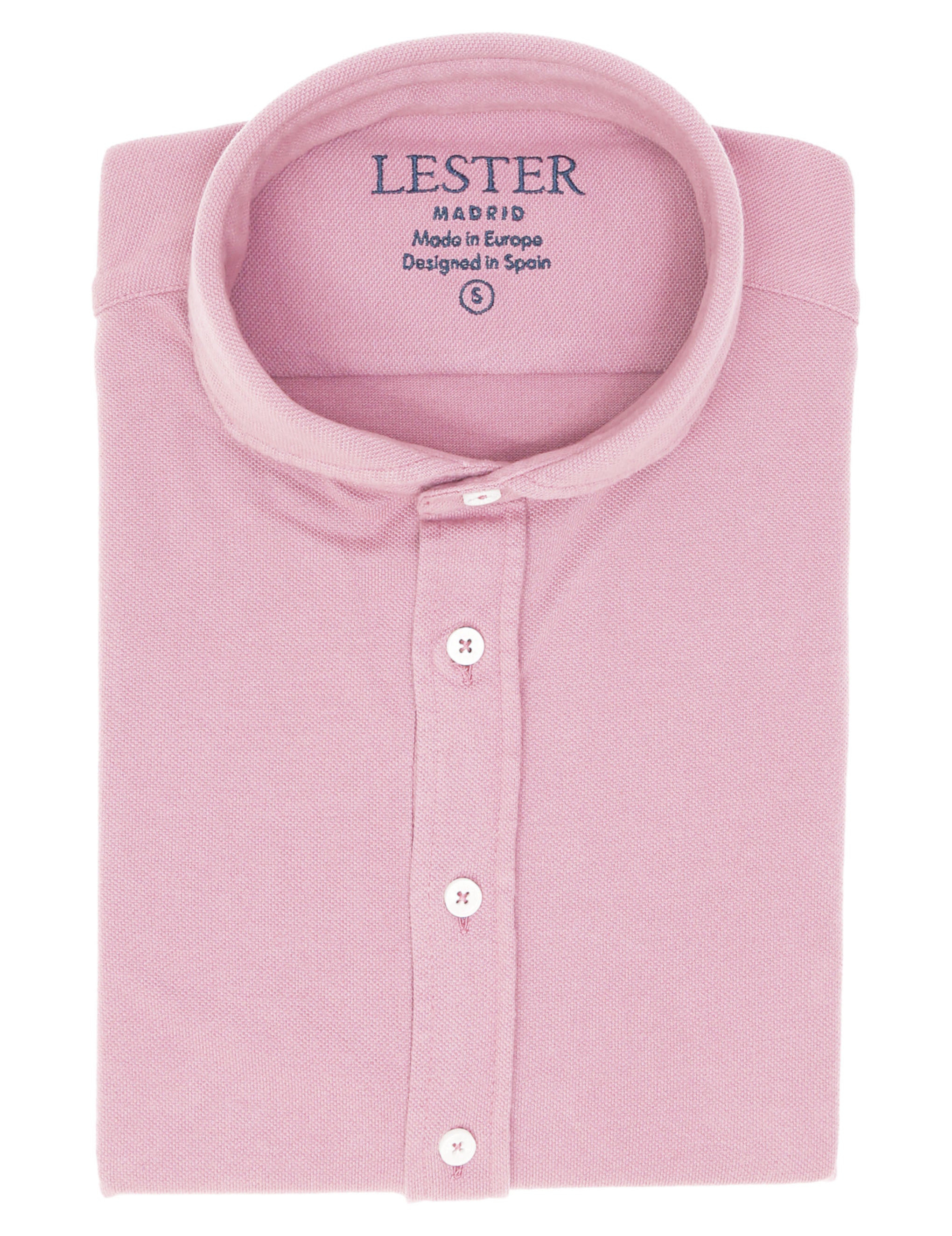 Camisa pique malla Rosa claro