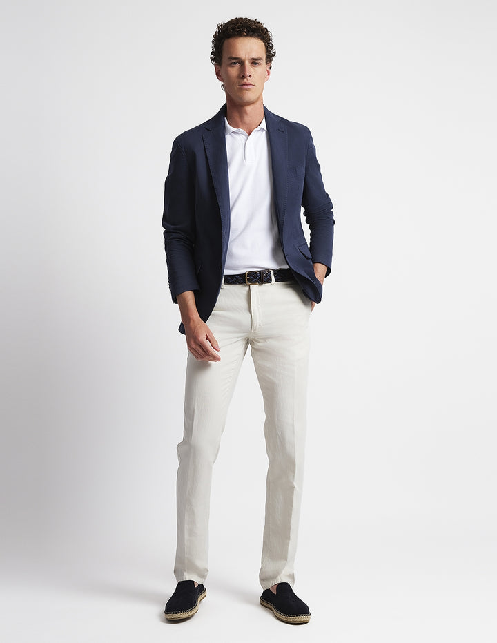 Chaqueta gabardina lavada Azul
