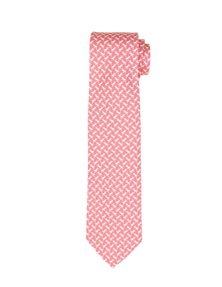 Corbata salamandra Rosa/blanco