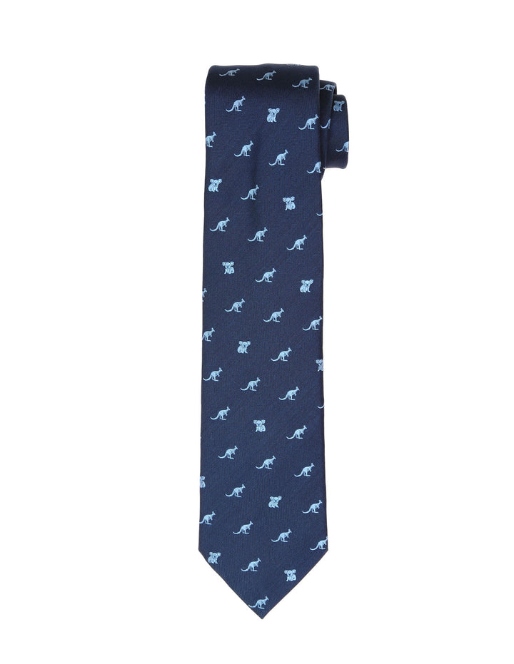 Corbata koala-canguro Azul/azul