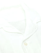 Camisa lino algodón m/c Blanco