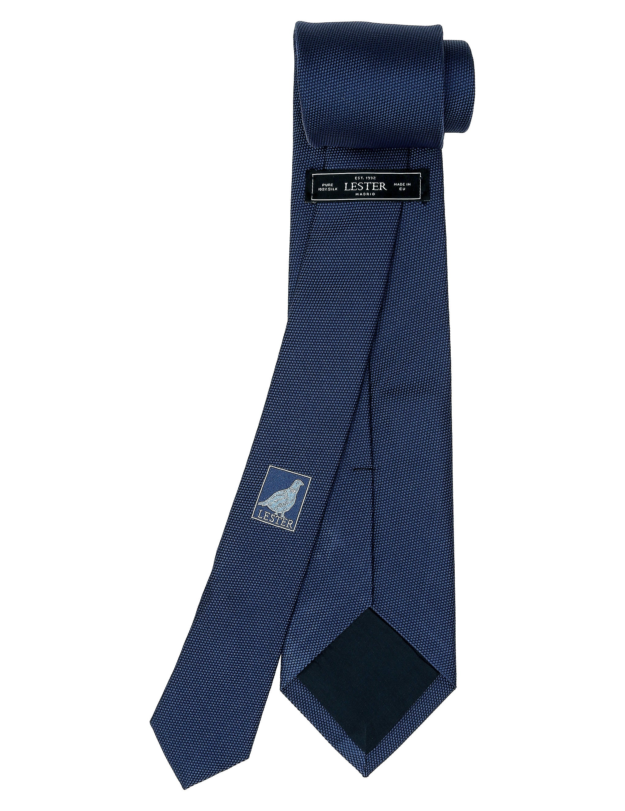 Corbata liso clasico ii Azul medio