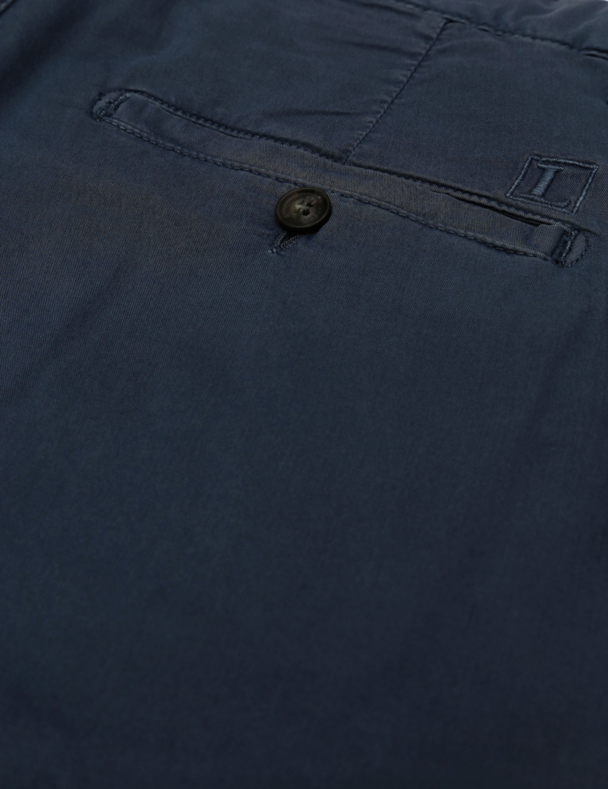 Pantalón chino popelin Azul oscuro
