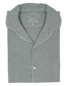 Camisa lino algodón m/c Kaki