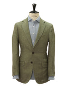 Chaqueta lino espiga Verde
