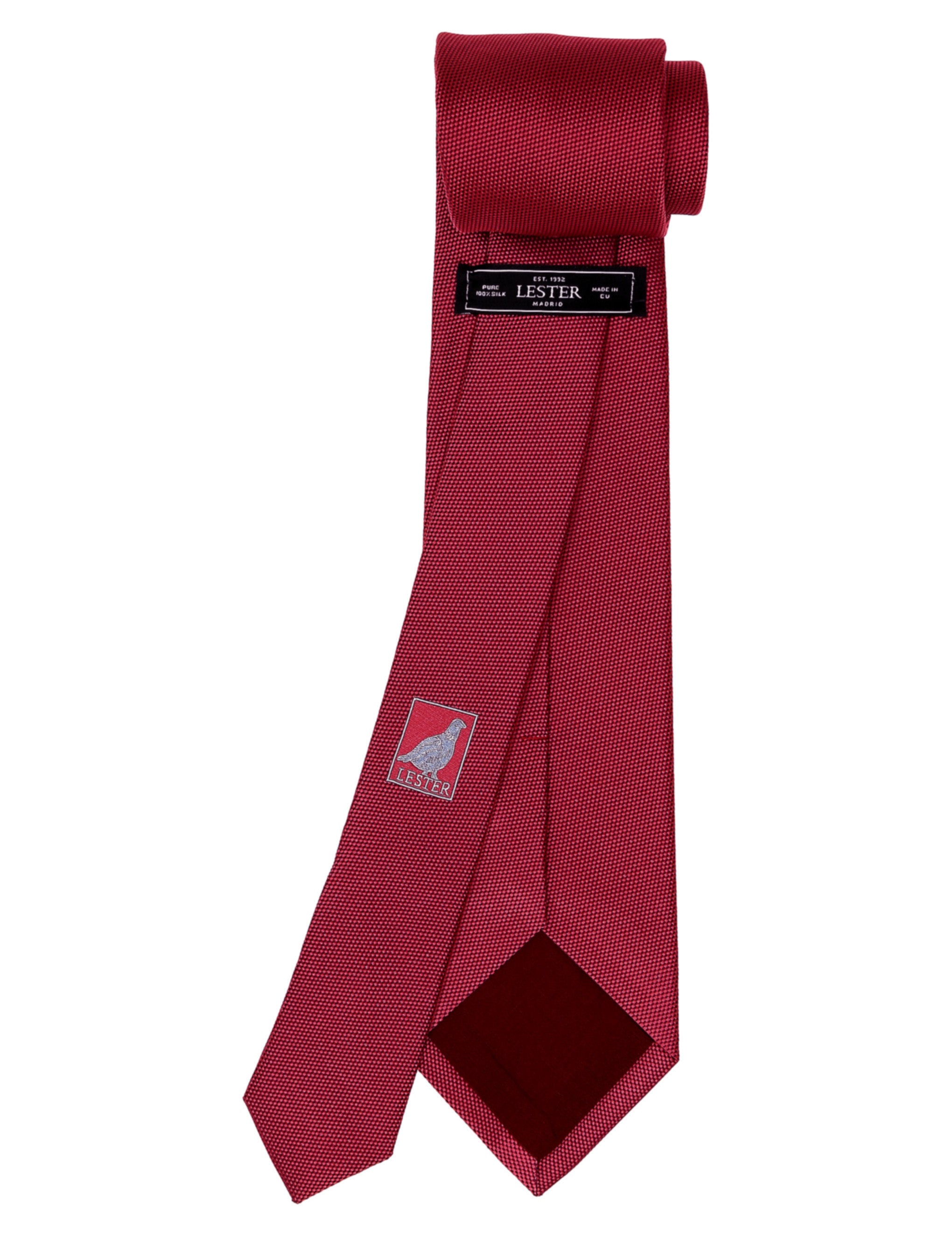 Corbata liso clasico ii Burdeos