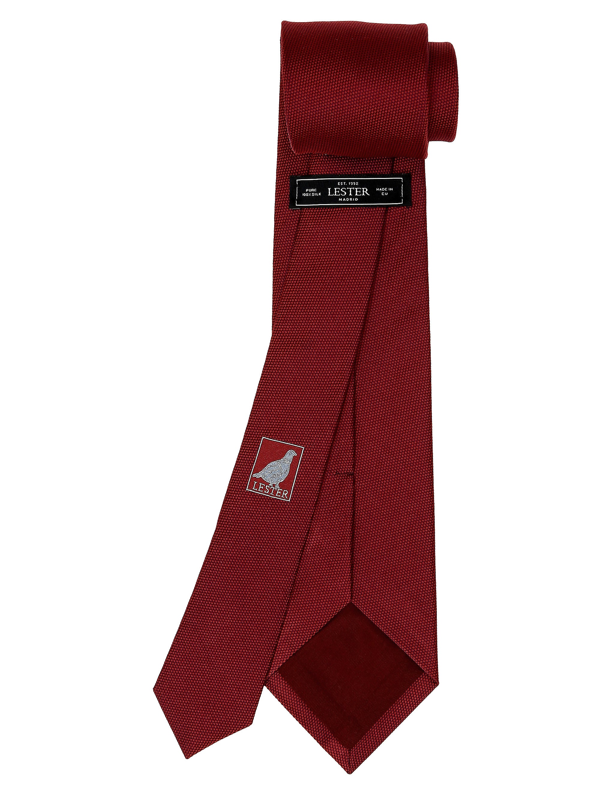 Corbata liso clasico ii Rojo