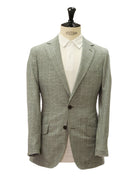 Chaqueta lino principe de gales Verde