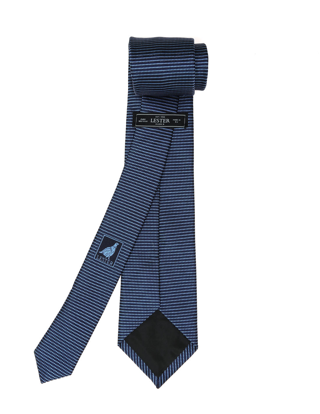 Corbata raya falsa Azul/azul