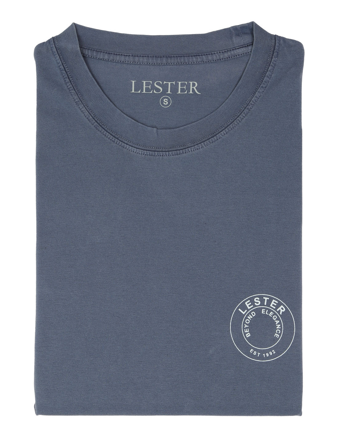 Camiseta lavada circulo Azul
