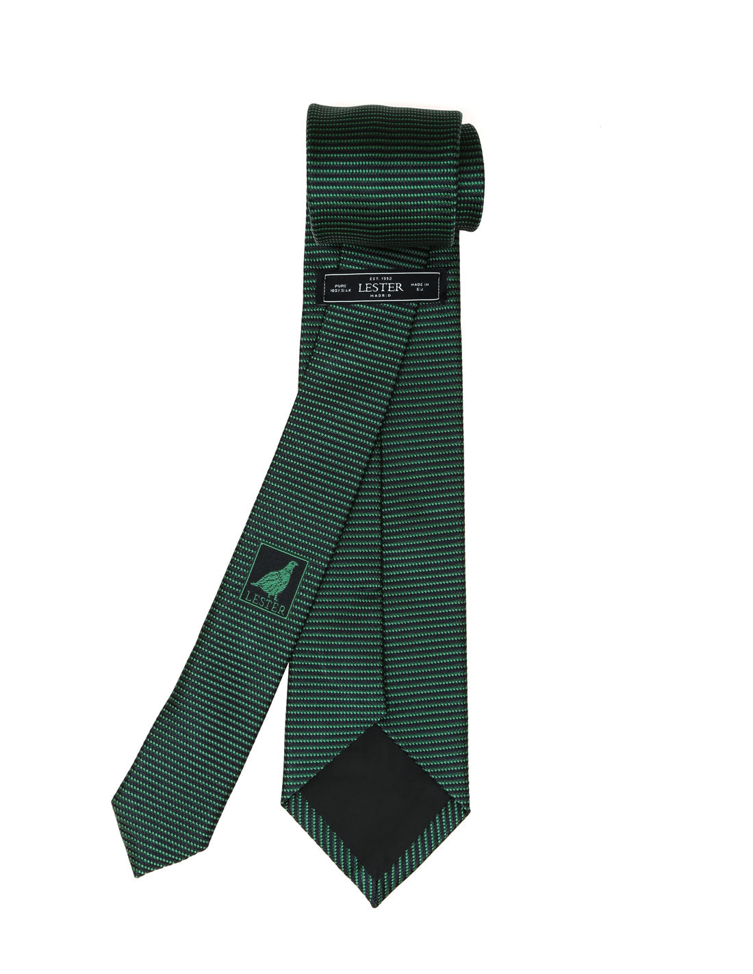 Corbata raya falsa Azul/verde