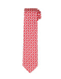 Corbata elefantes Rojo/blanco